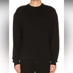 JOHN ELLIOTT Oversized Black Crewneck Sweatshirt